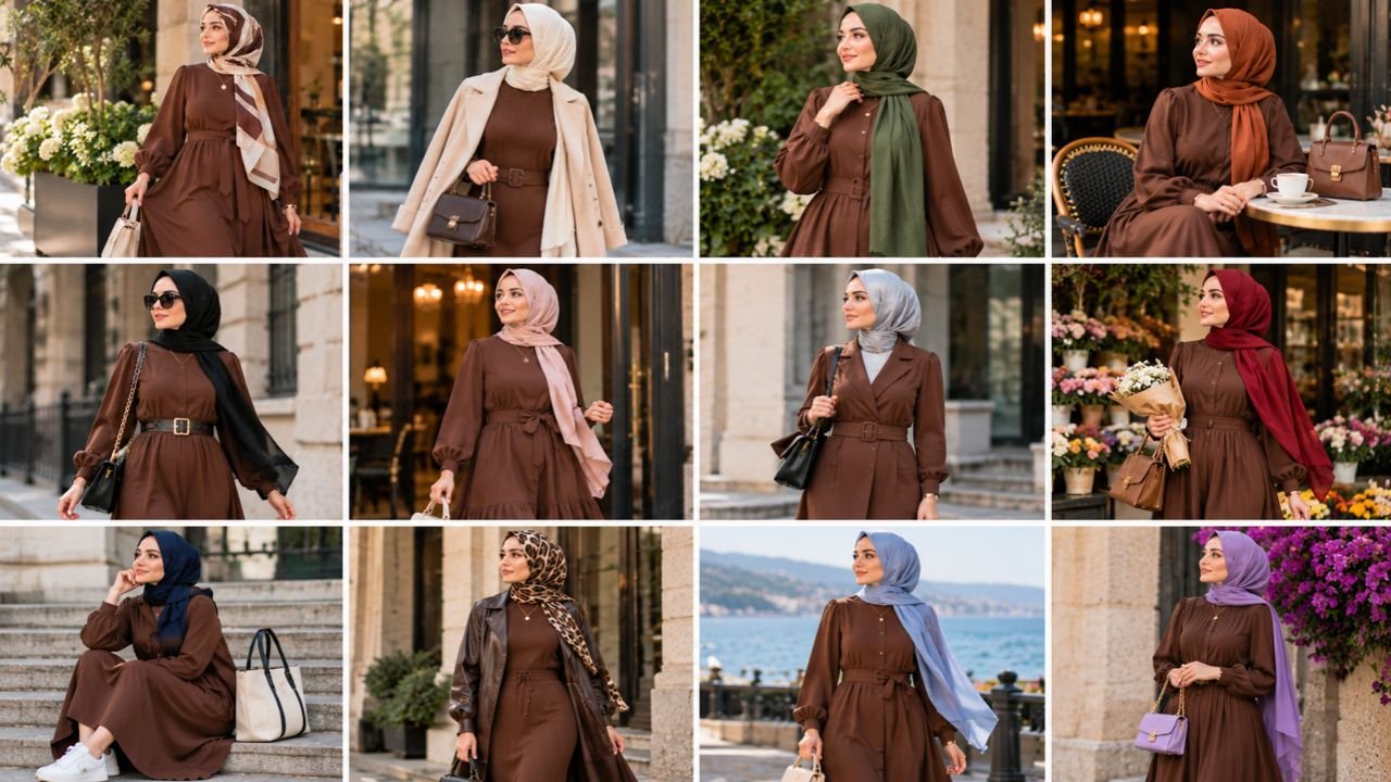 kahverengi-elbiseye-hangi-renk-sal-gider