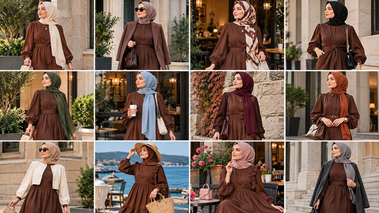 kahverengi-elbiseye-hangi-renk-sal-gider