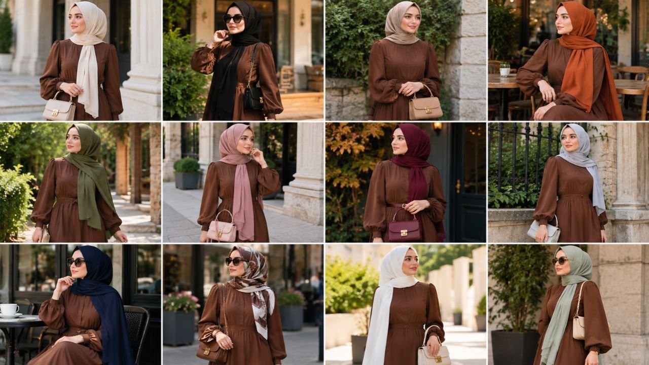 kahverengi-elbiseye-hangi-renk-sal-gider