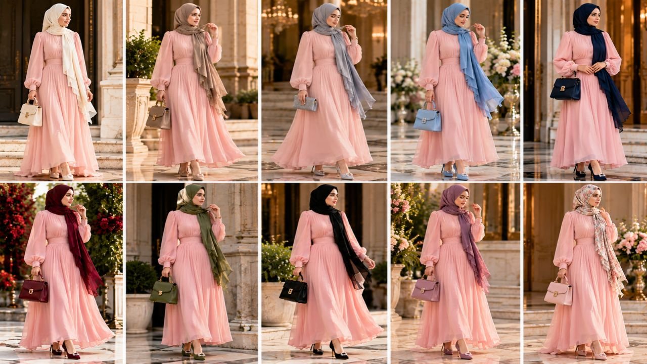 pembe-elbiseye-hangi-renk-sal-gider